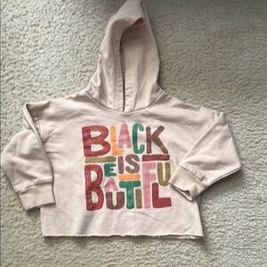 Kids Hoodie with Colorful Lettering